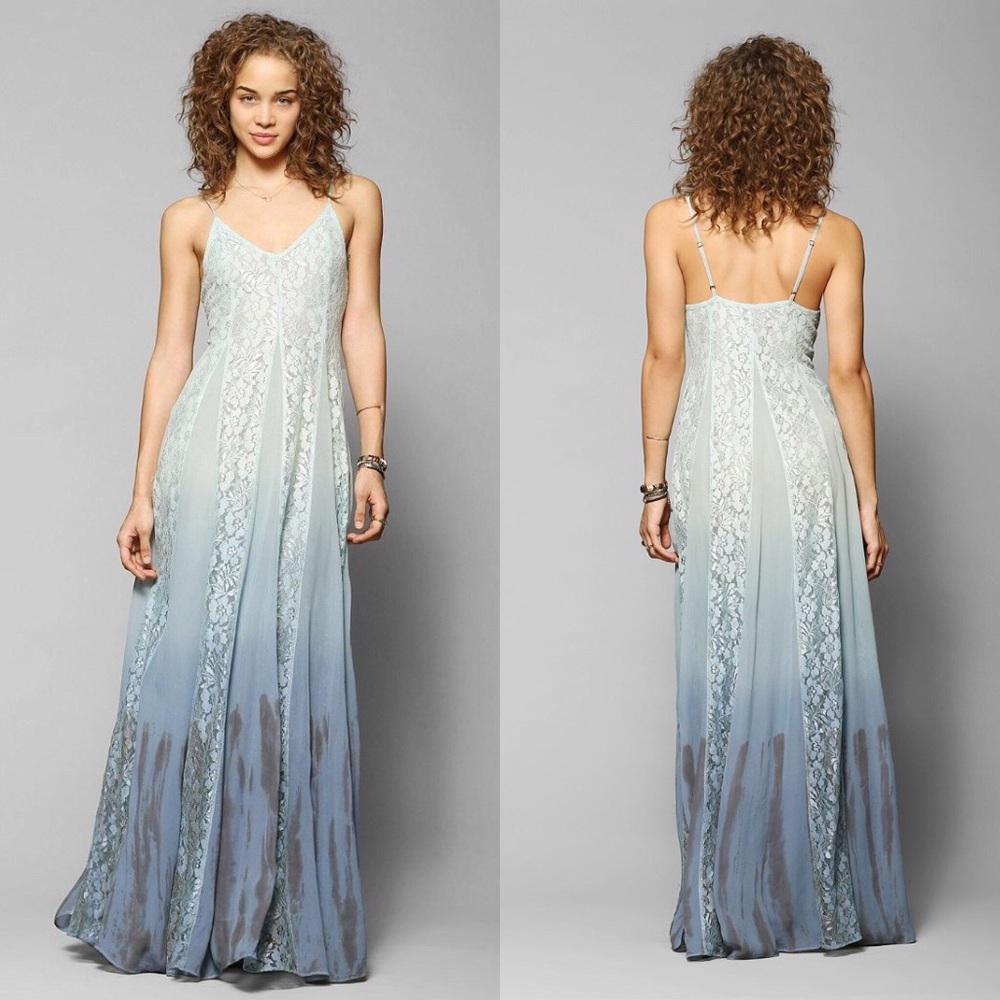 Kimchi Blue • Blue Beyond the Sea Lace Maxi